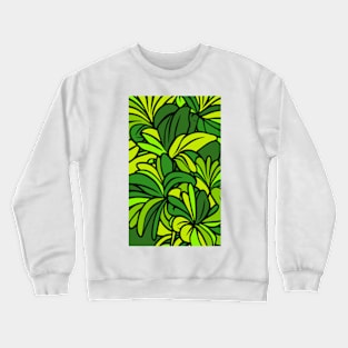 Green Leaves Crewneck Sweatshirt